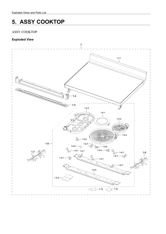 Cooktop assy