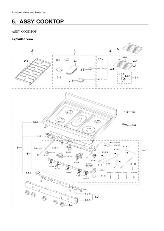 COOKTOP ASSY