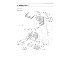 Samsung NX60A6111SW/AA-00 cavity assy diagram