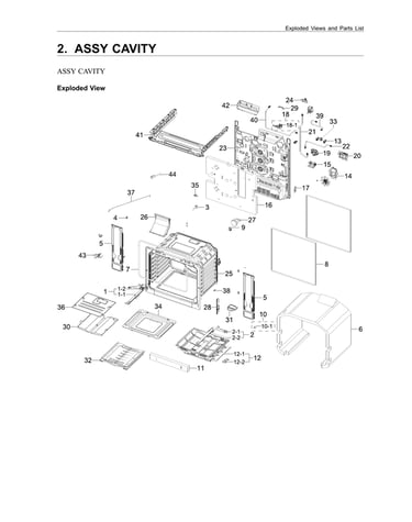 Cavity assy