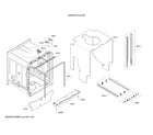 Bosch SHE53TL2UC/09 tub/trim diagram