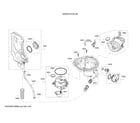 Bosch SHE53TL2UC/09 water inlet system/heat pump/sump diagram