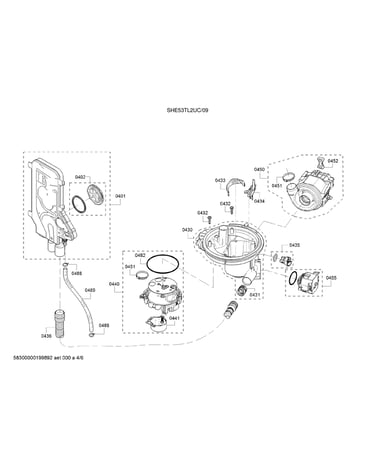 Water inlet system/heat pump/sump