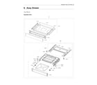 Samsung NX60A6511SB/AA-00 drawer assy diagram