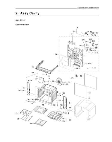 Cavity assy