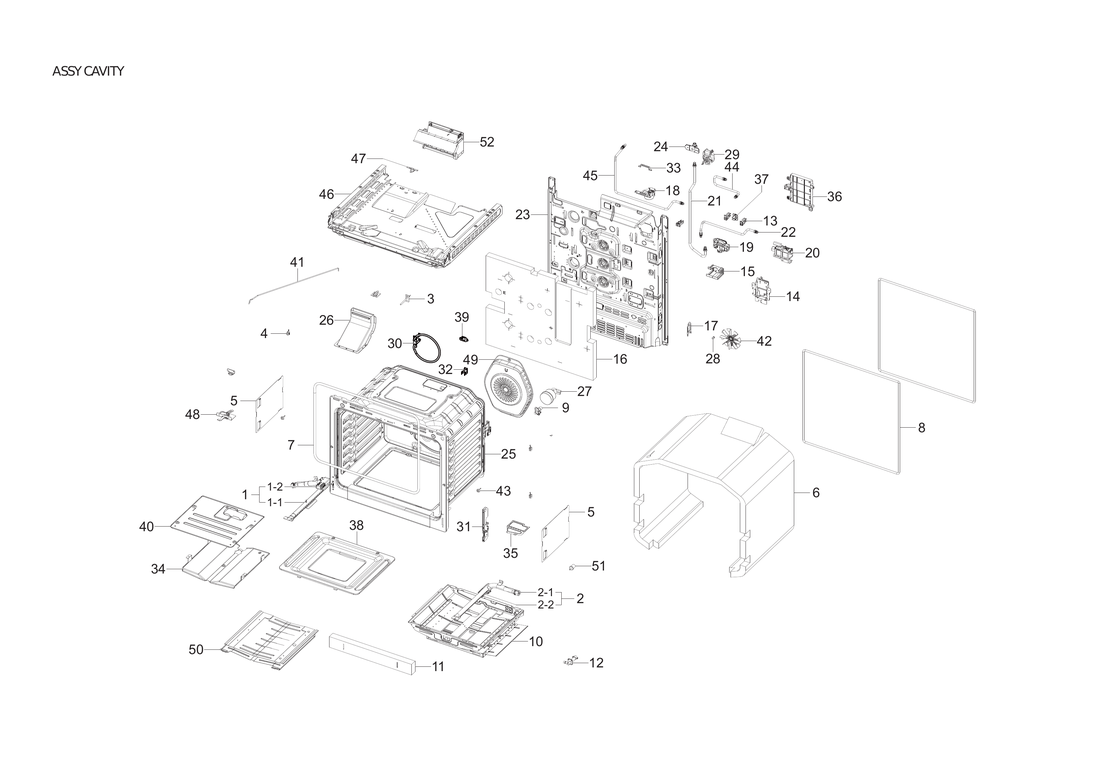 Cavity assy