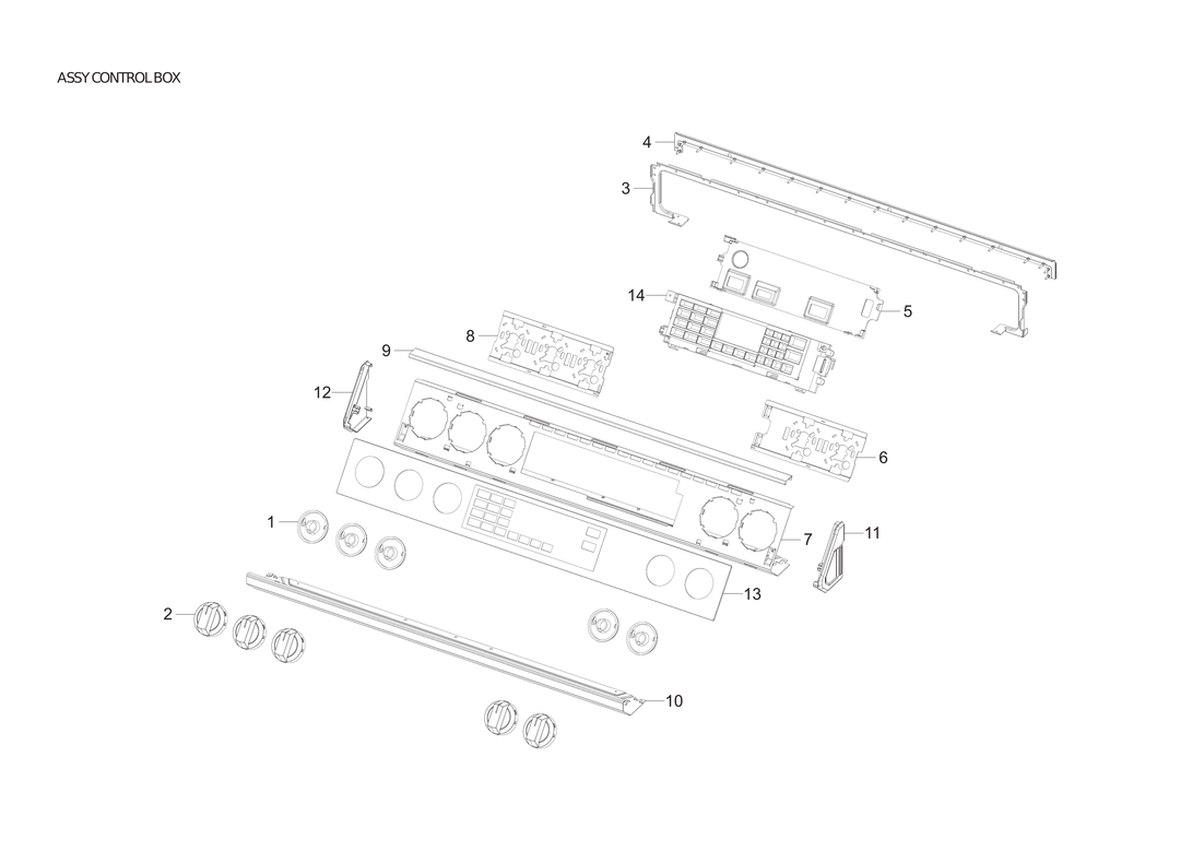 Control box assy