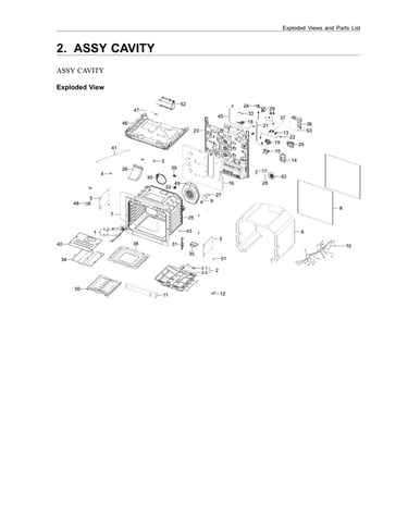 Cavity assy