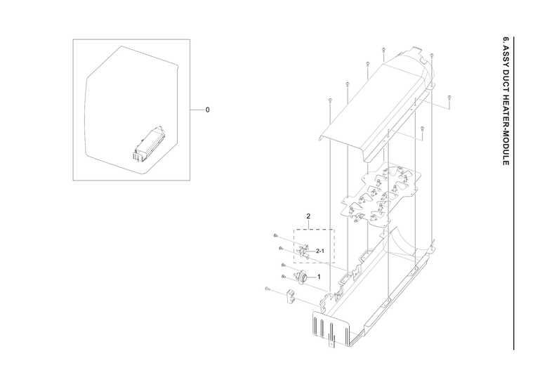 Heater duct module assy