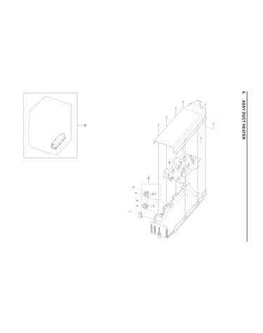 Heater duct assy