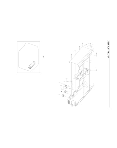 Heater duct assy