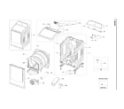 Samsung DVG52A5500V/A3-00 main assy diagram