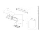 Samsung DVG52A5500V/A3-00 control panel assy diagram