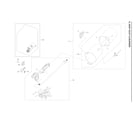 Samsung DVG52A5500V/A3-00 duct & burner assy diagram