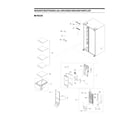 Samsung RS27T5200SG/AA-00 freezer assy diagram
