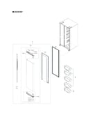 Refrigerator door assy