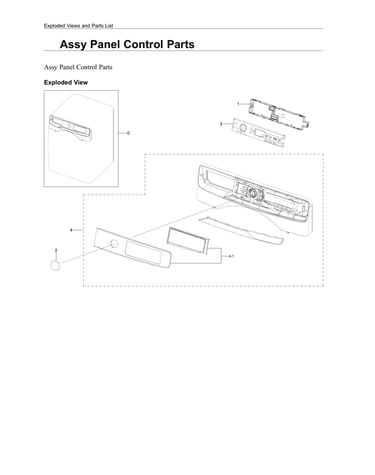 Control panel assy