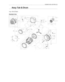 Tub & drum assy