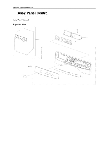 Control panel assy