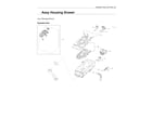 Samsung WF50A8800AV/US-00 housing drawer assy diagram