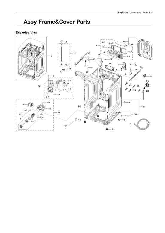 Frame & cover assy