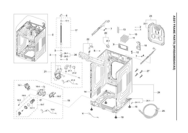 Frame assy