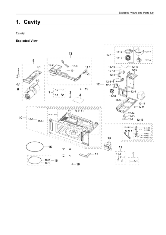 Cavity assy