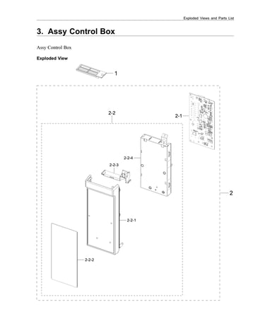 Control box assy