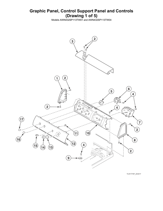 Graphic panel/control support/controls