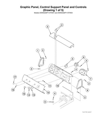 Graphic panel/control support/controls