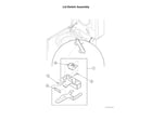 Alliance AWN432SP113TW01 lid switch assembly diagram