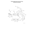 Alliance AWN432SP113TW01 fill hose/mixing valve-to-tub cover hose/mixing valve/bracket diagram