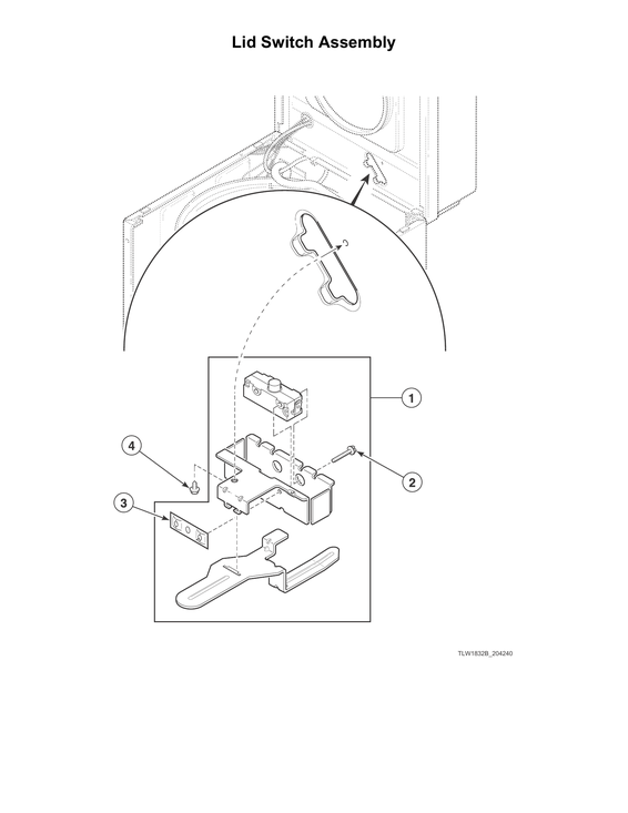 Lid switch assy