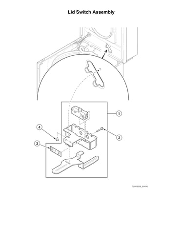 Lid switch assy