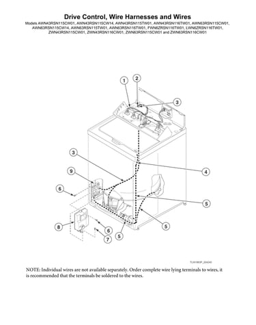 Drive control/wire harnesses/wires