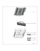 Upper basket/cutlery basket