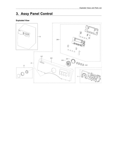 Control panel assy