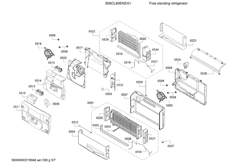 Evaporator parts