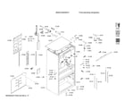Bosch B36CL80SNS/01 cabinet parts diagram