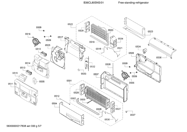 Evaporator parts