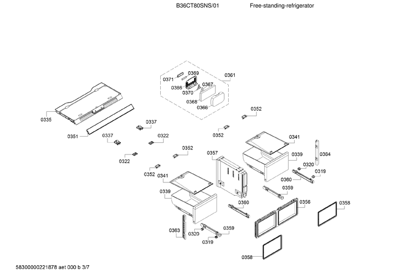 Refrigerator drawers