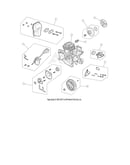 Short block/muffler/carburetor