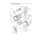 LG WM3570HWA/01 drum & tub assy diagram