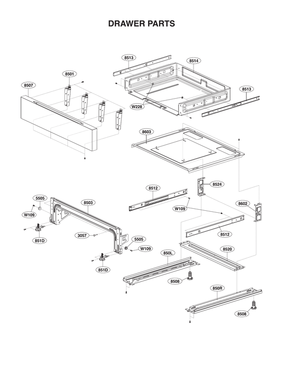 Drawer parts