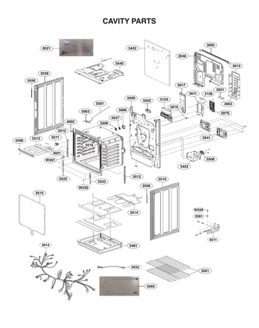 Cavity parts
