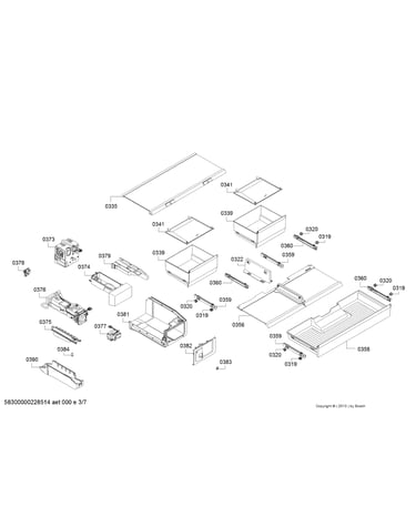 Ice maker & drawer parts