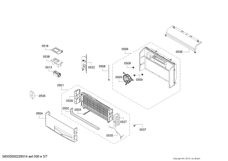 EVAPORATOR & HEAT ELEMENT PARTS