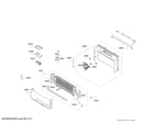 Bosch B36CD50SNS/01 evaporator & heat element parts diagram