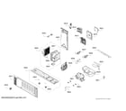 Bosch B36CD50SNS/01 compressor & condenser parts diagram