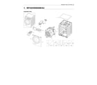 Samsung WF42H5000AW/A2-11 main parts diagram